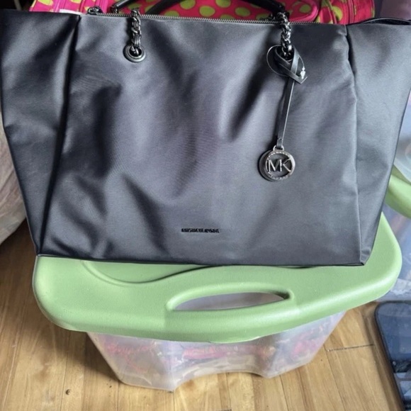 Michael Kors Black Nylon Tote - Picture 1 of 2